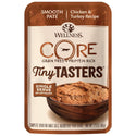 Wellness CORE Tiny Tasters Grain-Free Smooth Pate Chicken & Turkey Wet Food for Cats (1.75 oz x 12 pouches)