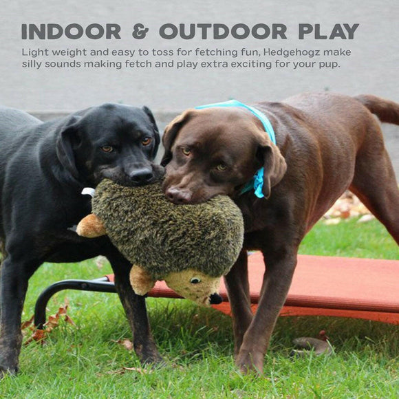 Outward Hound Hedgehog Brown Squeaker Dog Plush Toy (Extra Large)