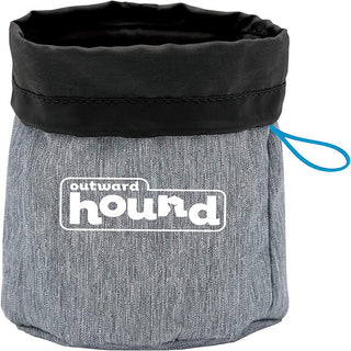 Outward Hound Tote Treat Training Pouch For Dog, Grey