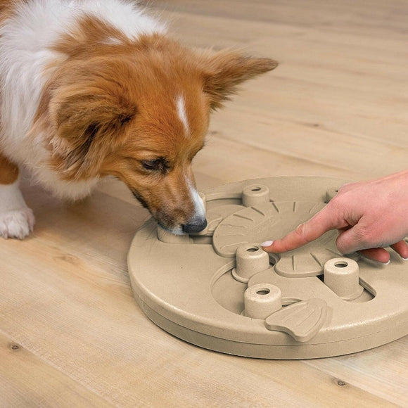 Outward Hound Worker Interactive Treat Puzzle Toy For Dog ,Tan