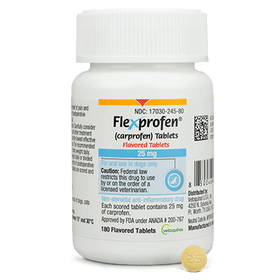 Flexprofen (Carprofen) 25mg Flavored Tablets