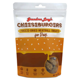 Grandma Lucy Cheeseburgers Freeze-Dried Meatball Treats for Dogs, 3-oz