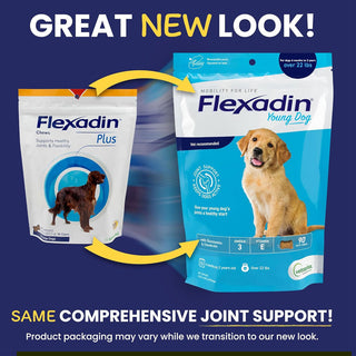 Flexadin Young Dog Joint Supplement new look