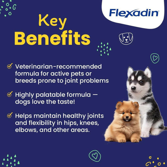 Flexadin Young Dog Joint Supplement benefits