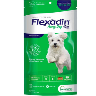 Flexadin Young Dog Mini Joint Supplement, 90 Tasty Chews