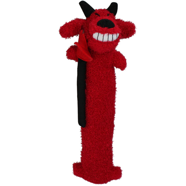 Multipet Loofa Halloween Assorted Characters Plush Dog Toys 12" devil