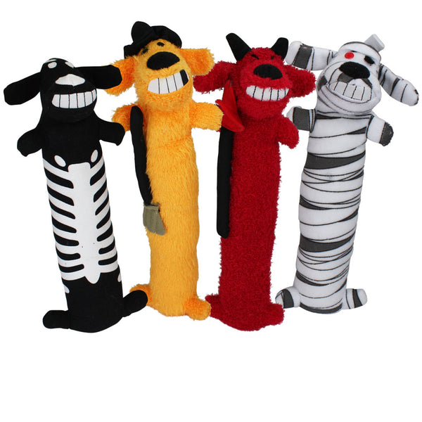 Multipet Loofa Halloween Assorted Characters Plush Dog Toys 12" assorted