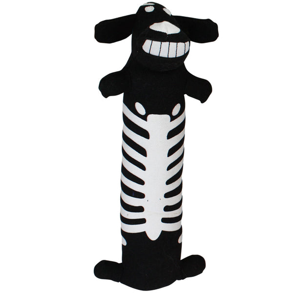 Multipet Loofa Halloween Assorted Characters Plush Dog Toys 12" skeleton