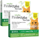 TevraPet Vetality Firstect Plus Flea & Tick Treatment for Cats, Over 1.5 lbs 6months