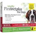 TevraPet Vetality Firstect Plus Flea & Tick Treatment for Dogs, 89-132 lbs