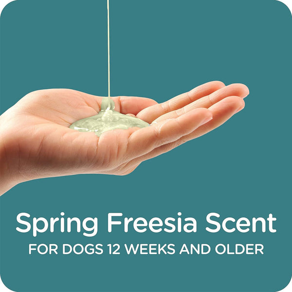 tick and flea shampoo spring freesia scent