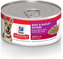 Hill's Science Diet Adult Canned Dog Food, Beef & Barley Entrée