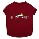 Pet's First NBA Stripe Text Tee for Dogs & Cats-5