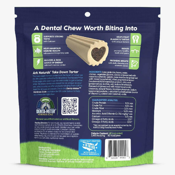 Ark Naturals 6-in-1 Fortify Brushless Toothpaste Calcium Plus Omegas Support Chews for Small Dogs (12 oz)