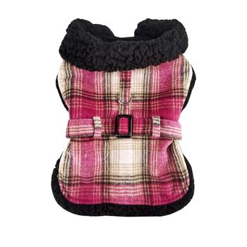 Doggie Design Sherpa-Line Harness Coat for Dogs & Cats