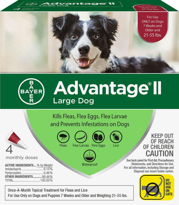 Advantage II Flea Control for Large Dogs