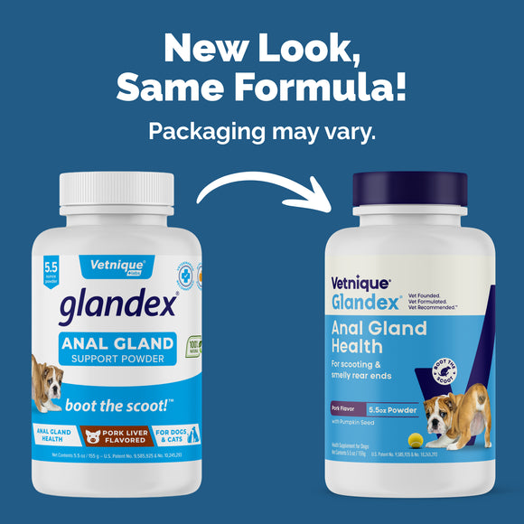 Glandex Anal Gland Support Pork Liver Flavored Powder for Dogs & Cats