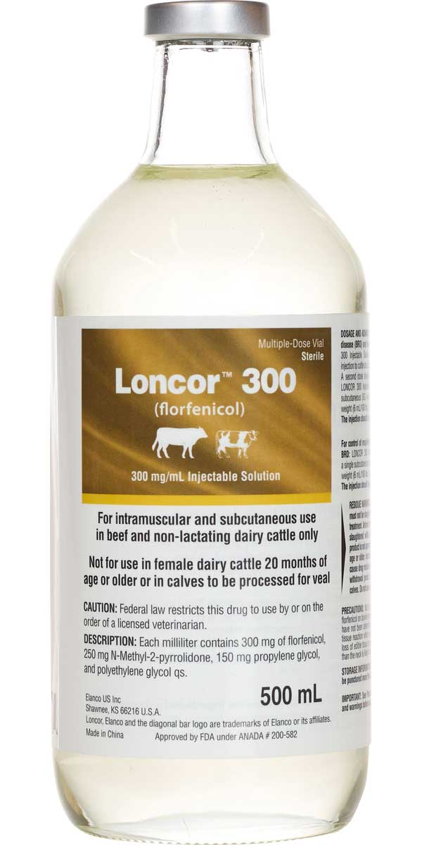 Loncor 300 (Florfenicol) Injectable Solution for Cattle - 0