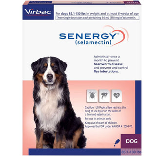 Senergy Topical Solution for Dogs, 85.1-130 lbs 1 dose