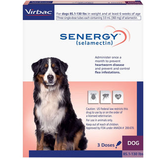 Senergy Topical Solution for Dogs, 85.1-130 lbs