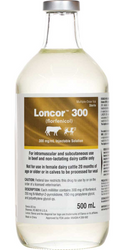 Loncor 300 (Florfenicol) Injectable Solution for Cattle