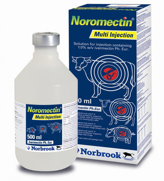 Noromectin Injection 1% for Cattle and Swine (500 ml)