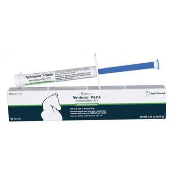 Vetrimec Paste (Ivermectin 1.87%), Apple Flavor, for Horse