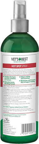 Vet's Best Hot Spot Itch Relief Spray For Dogs