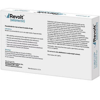 Revolt Topical Solution for Cats 5.1-15 lbs  backside