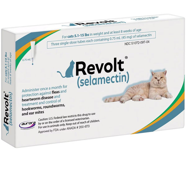 Revolt Topical Solution for Cats 5.1-15 lbs  1 doses