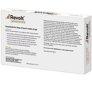 Revolt Topical Solution for Dogs, 10.1-20 lbs backside