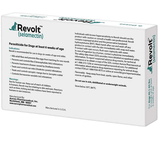 Revolt Topical Solution for Dogs 40.1-85 lbs backside