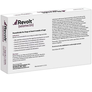 Revolt Topical Solution for Dogs 85.1-130 lbs backside