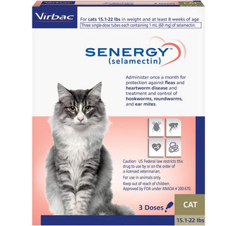 Senergy Topical Solution for Cats,15.1-22 lbs
