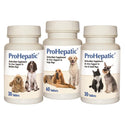 These are all of the variations of ProHepatic for dogs. Shop liver support supplements for dogs based on their weight.