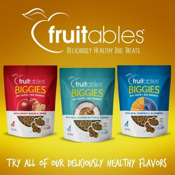 Fruitables BIGGIES Peanut Butter & Banana Dog Treats