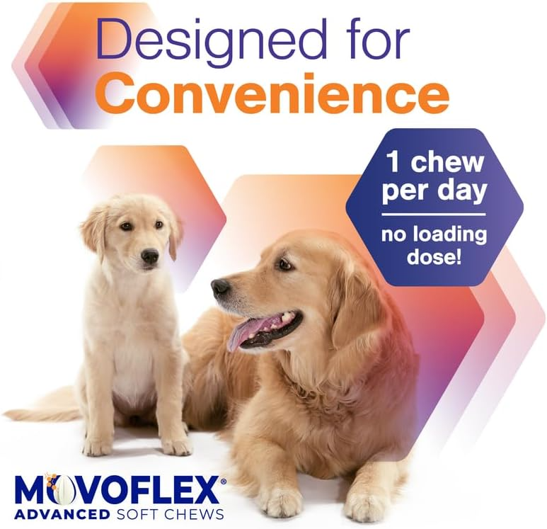 MovoFlex ADVANCED Joint Support for Medium Dogs (60 soft chews)