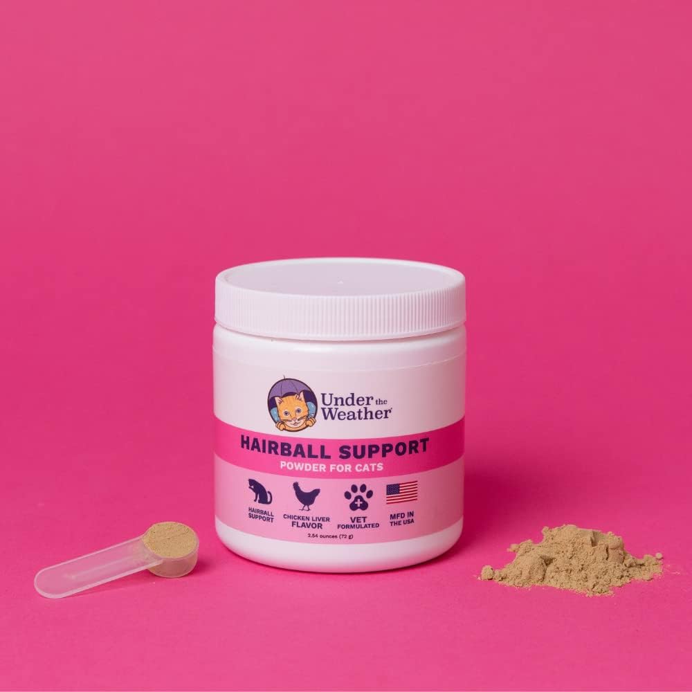 Under the Weather Hairball Support Powder for Cats