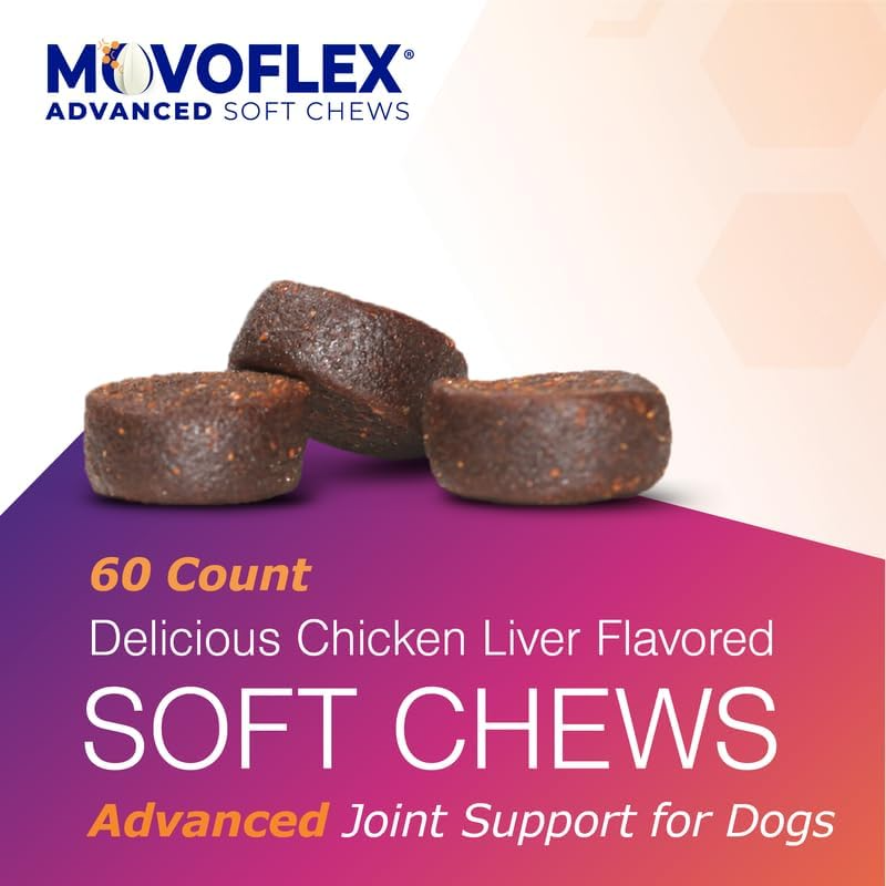 MovoFlex ADVANCED Joint Support for Medium Dogs (60 soft chews)