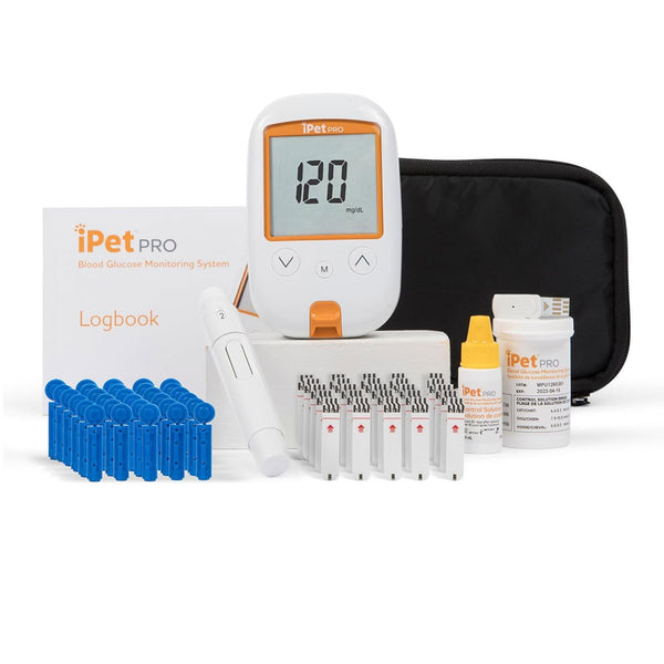 iPet PRO Blood Glucose Monitoring System Starter Kit for Dogs & Cats