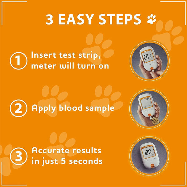 iPet PRO Blood Glucose Monitoring System Starter Kit for Dogs & Cats