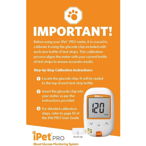 iPet PRO Blood Glucose Monitoring System Starter Kit for Dogs & Cats