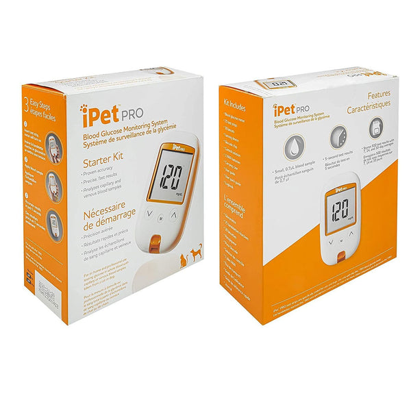 iPet PRO Blood Glucose Monitoring System Starter Kit for Dogs & Cats