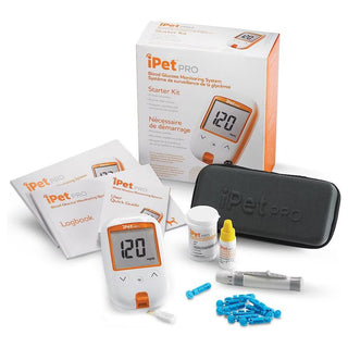 iPet PRO Blood Glucose Monitoring System Starter Kit for Dogs & Cats