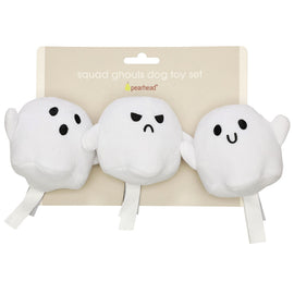 Pearhead Halloween Ghosts Dog Toys, Set of 3