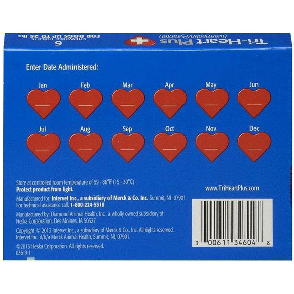 Tri-Heart Plus for Dogs up to 25lbs date record