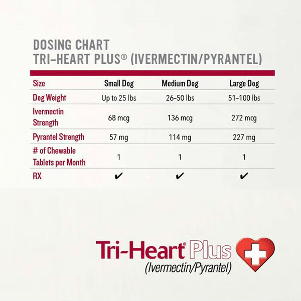 Tri-Heart Plus for Dogs 26-50lbs dosage