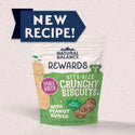 Natural Balance Pet Foods Rewards Bite-Size Crunchy Biscuits Small Breed Dog Treats Peanut Butter