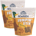 Natural Balance Rewards Jumpin' Stix Soft & Meaty with Real Duck Dog Treats 4oz 2-pack