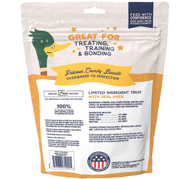 Natural Balance Pet Foods Rewards Bite-Size Crunchy Biscuits Small Breed Dog Treats Duck